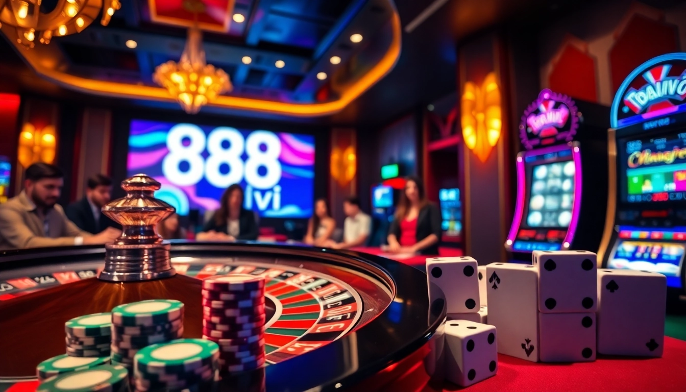 Experience the excitement of professional gambling at 888vi's vibrant casino scene.