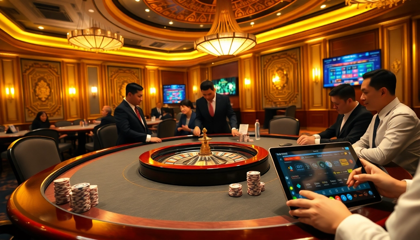 Exciting poker action at https://xin88ac.it.com/ with players engaged in high-stakes betting.