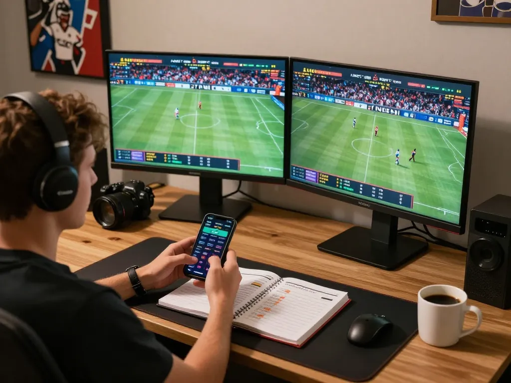 Placing strategic bets on 11bet during exciting live sports events in a cozy gaming space