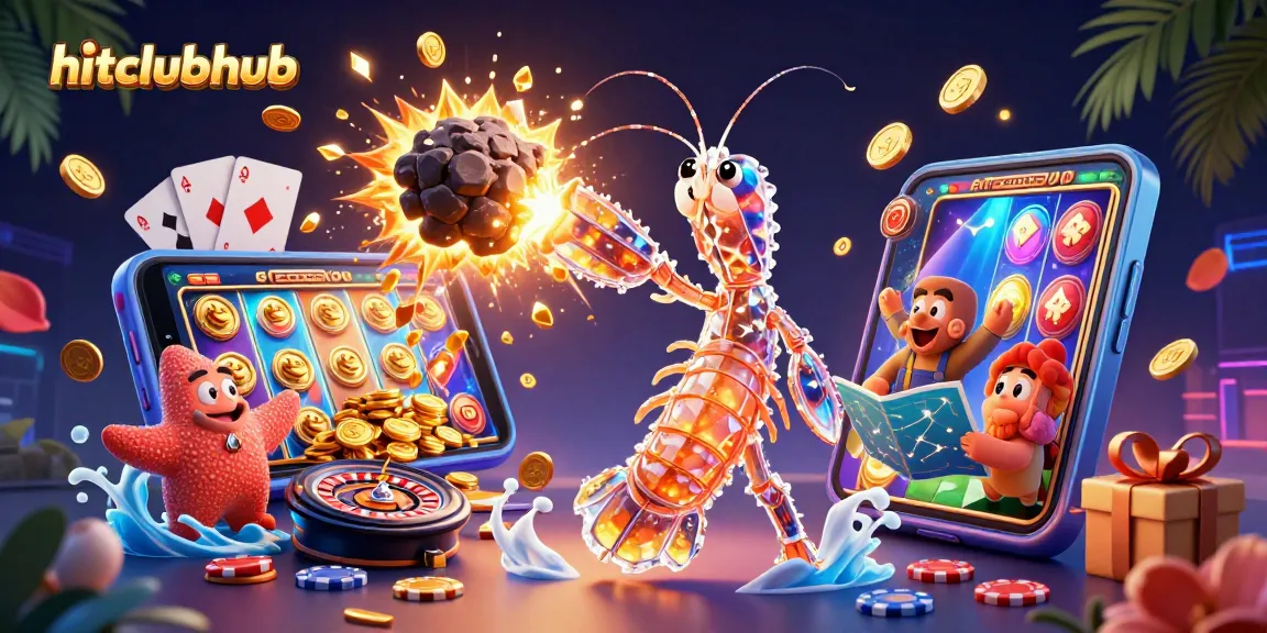 Experience the excitement of hitclubhub with a galactic samurai and vibrant casino elements igniting a treasure explosion.