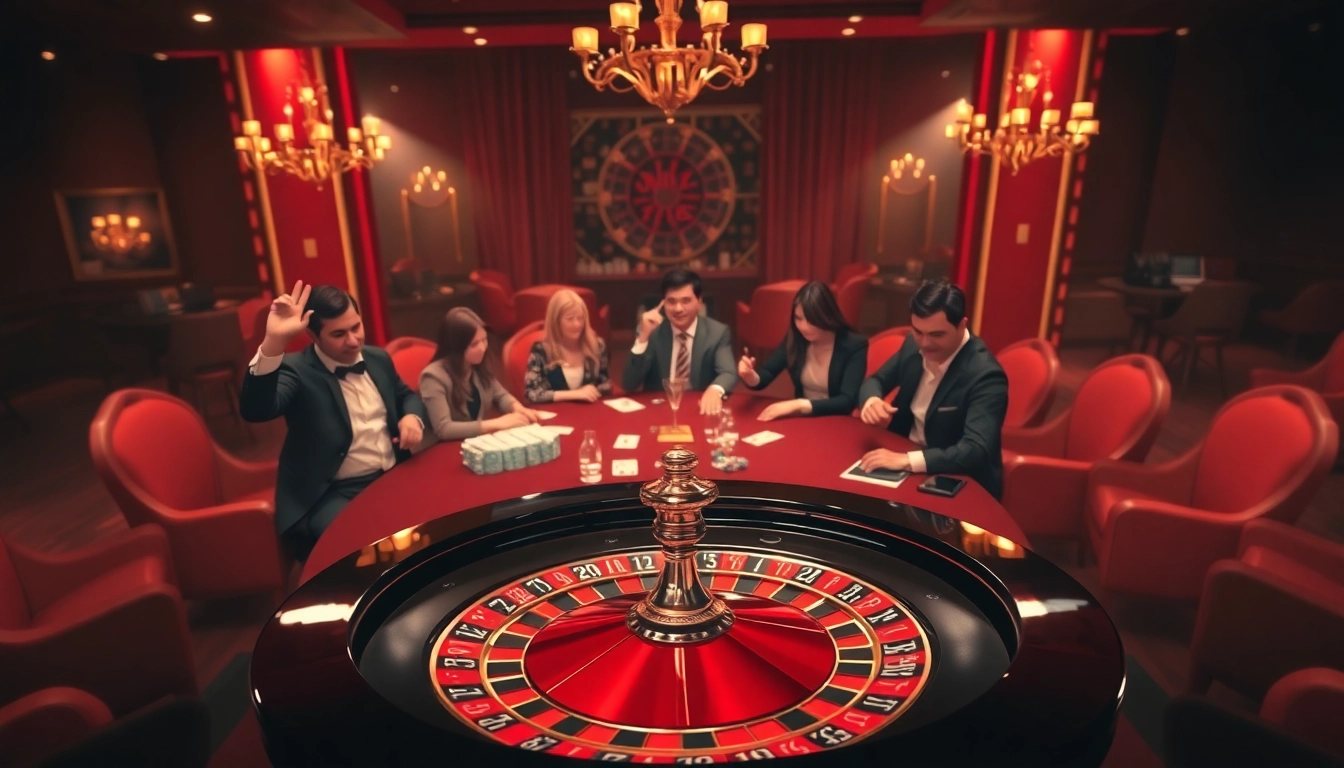 Exciting poker game scene at https://88new.autos/ showcasing vibrant casino atmosphere and professional players.