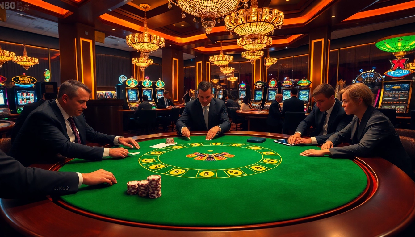 Experience thrilling games at nhà cái nk88 with vibrant casino visuals and elegant players.
