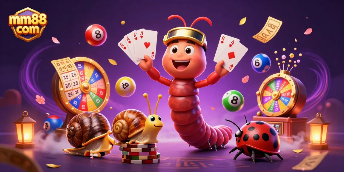 Engage with mm88 com’s thrilling casino action featuring lively 3D characters and vibrant lottery elements.