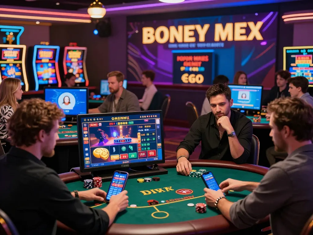 Players enjoying various games on the TR88 online gambling platform, showcasing a vibrant digital casino atmosphere.