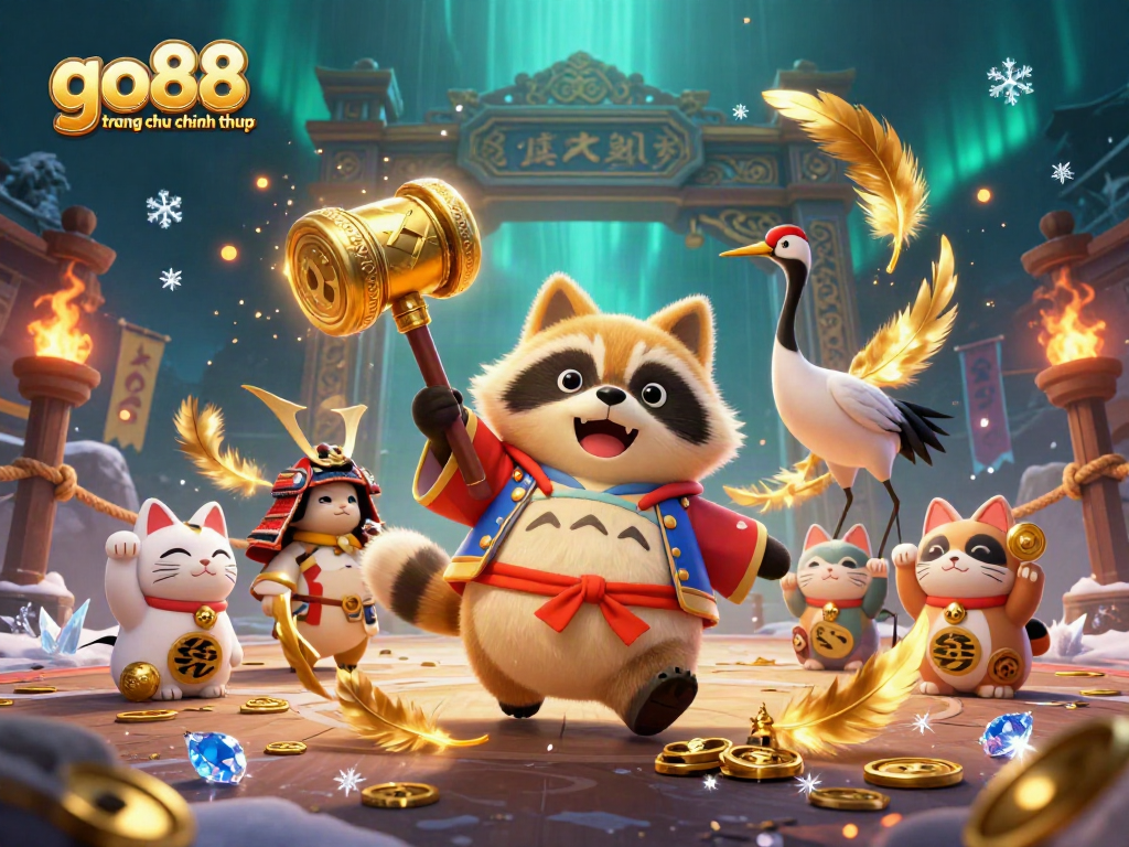 Explore the vibrant world of go88 trang chu chinh thuc with cheerful characters and casino games.