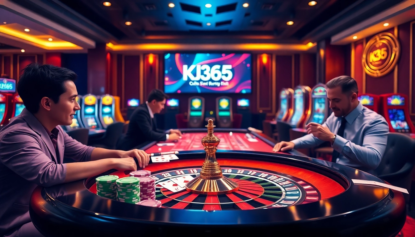 Experience the thrill of gambling at https://kjc365.com/ with exciting poker games and vibrant casino elements.