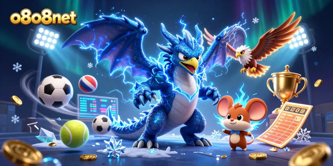 Engage with o8o8net's vibrant gaming scene featuring dynamic sports elements and thrilling action.