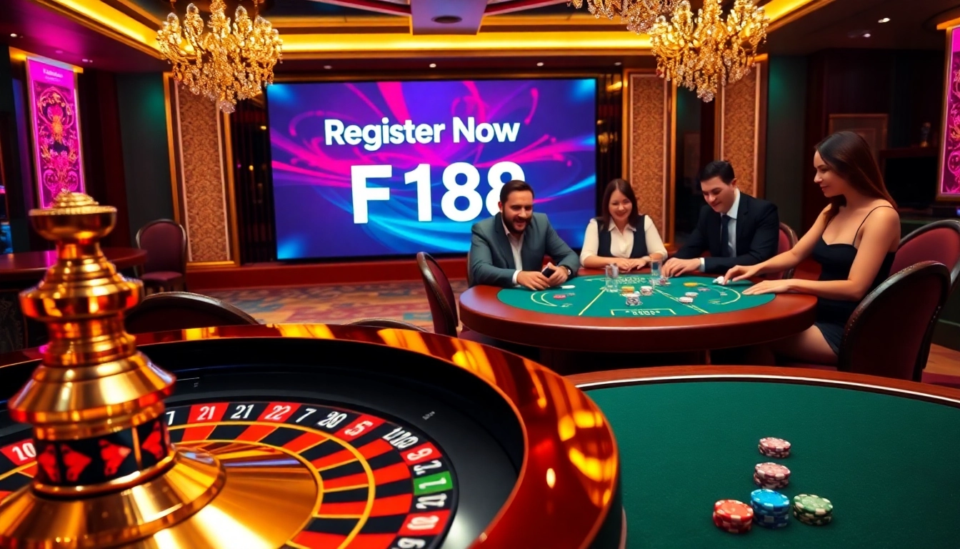 Register for F168 and experience the excitement of casino games amidst luxurious surroundings.