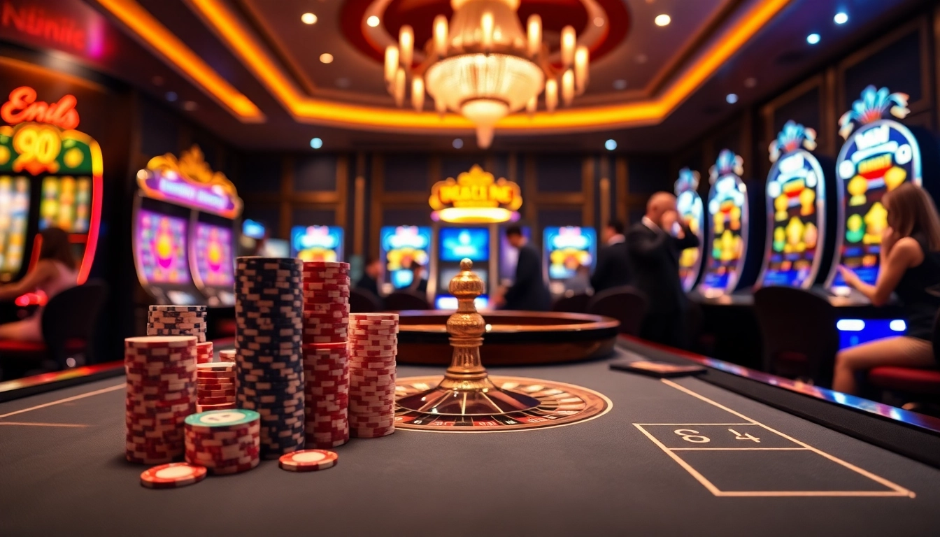 Experience the thrill of km1888b with vibrant casino gaming visuals and exciting betting options.