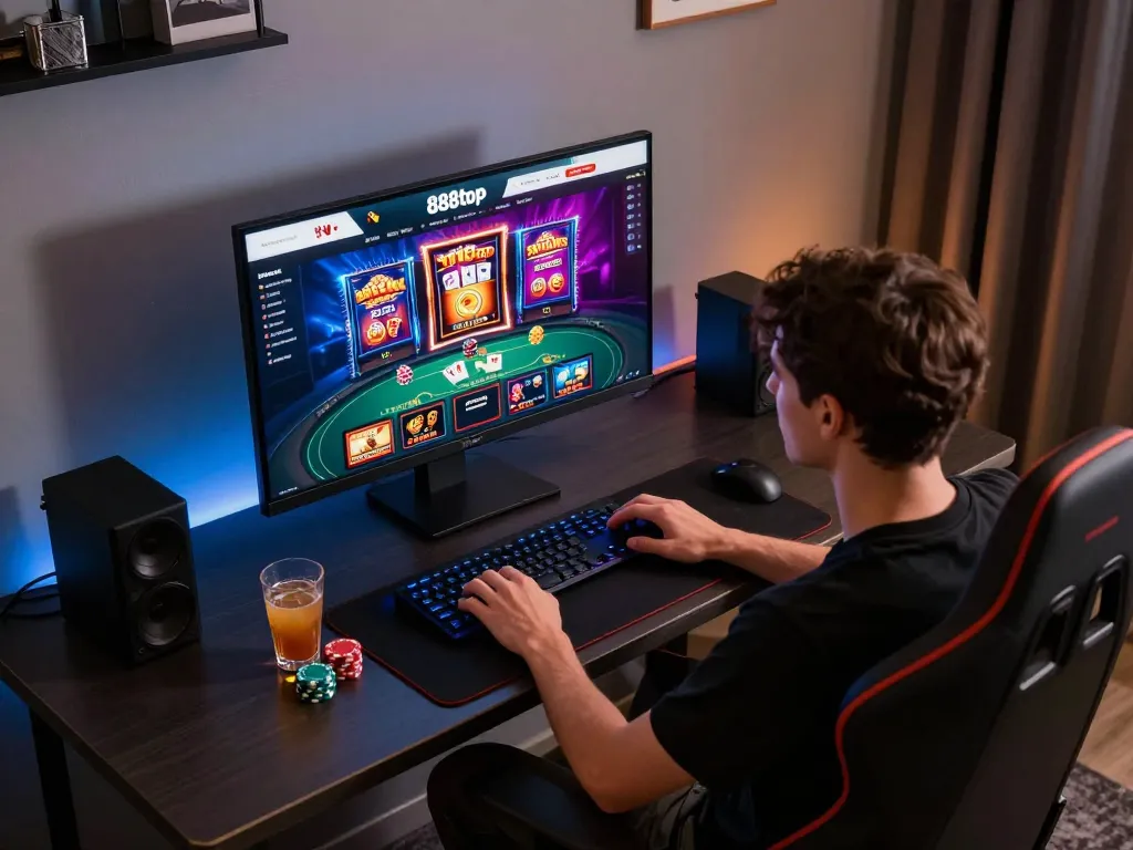 Experience dynamic online gaming strategies on the 888top homepage, showcasing fun betting gameplay.