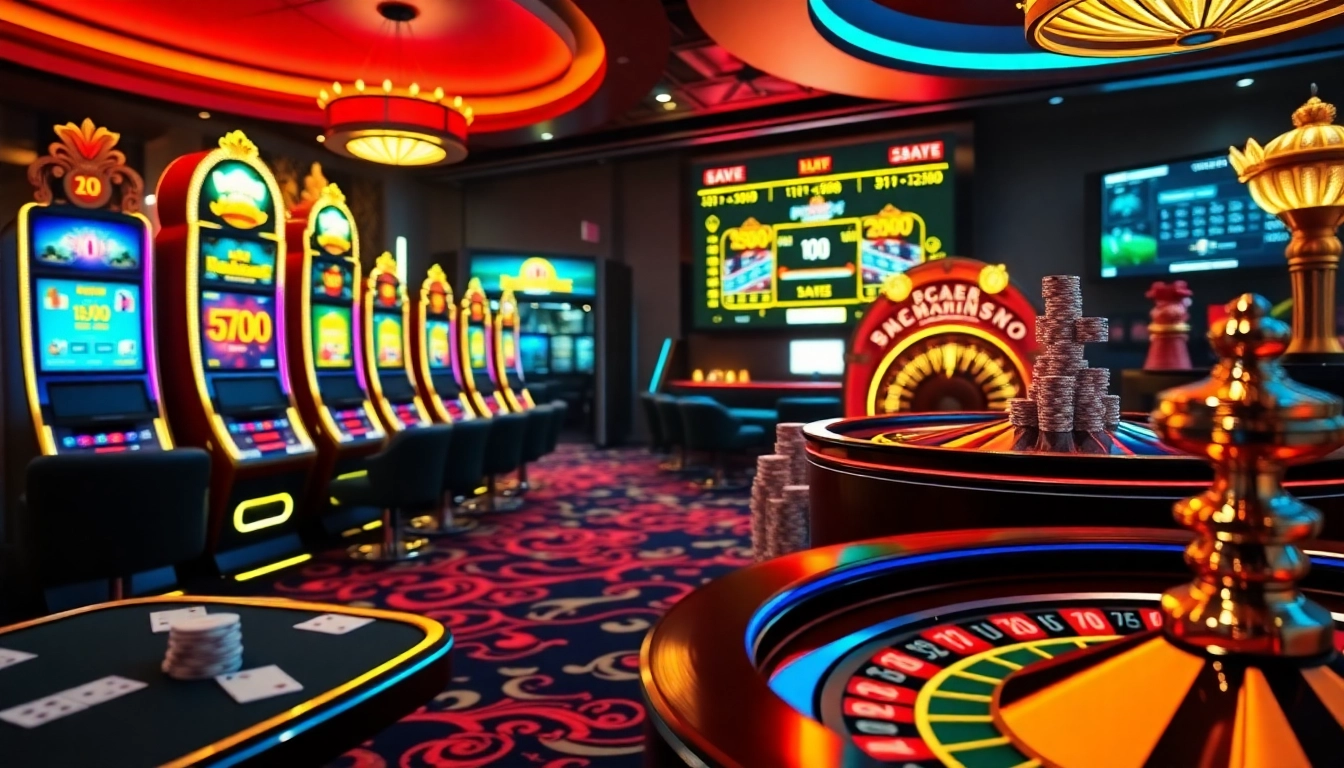 Experience the dynamic gaming atmosphere of 88aa1.org with vibrant casino elements and engaging online betting.