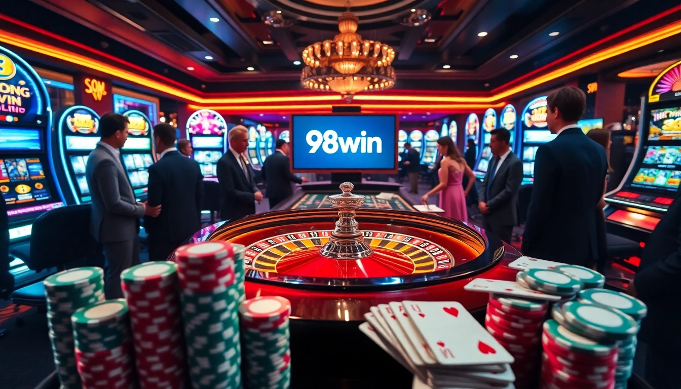 Experience thrilling gameplay at 98win casino with dynamic roulette and poker action.