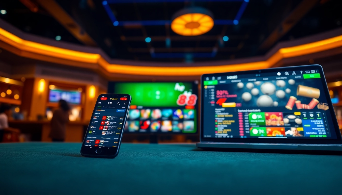 Ho88 online gambling platform showcasing dynamic betting options and user-friendly interface.