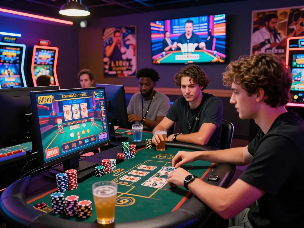 Players enjoying the exciting b52 gaming experience in a vibrant casino atmosphere with live dealers.