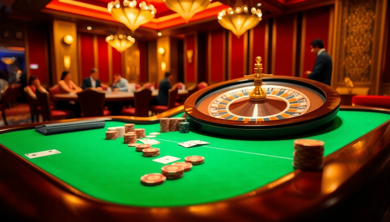 Experience the excitement of gambling at TG888 with a vibrant casino atmosphere filled with strategic poker games.