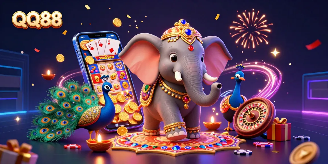 Spin the reels with QQ88, experiencing vibrant casino action and winning excitement.