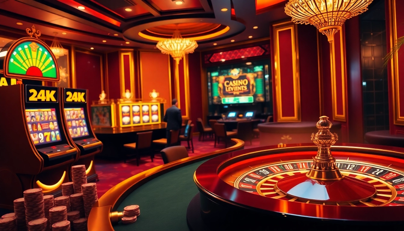 Gamble strategically at uu88 .com with a luxurious casino scene showcasing poker, slots, and roulette.