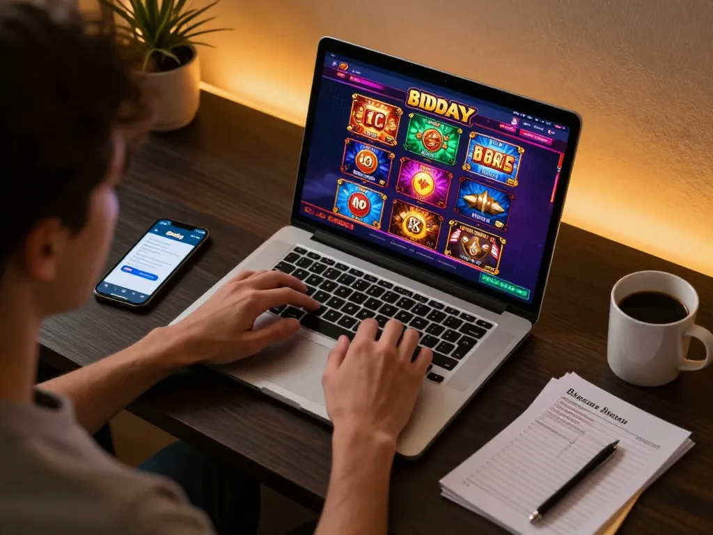 Engaging session on the 8day app showcasing vibrant online casino gameplay.