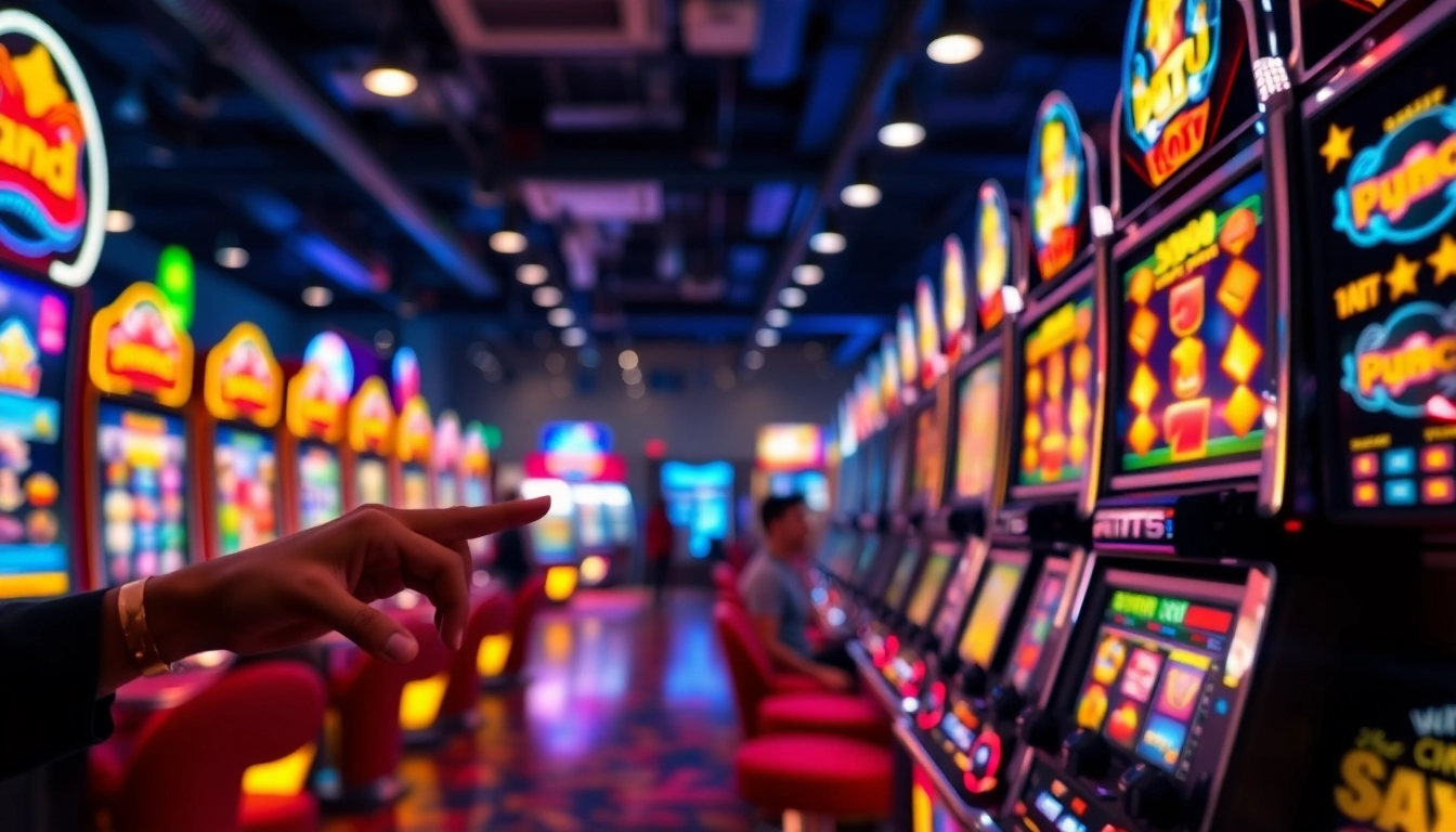 Exciting scene of aman788 slot resmi players celebrating big wins and jackpots in a vibrant casino atmosphere.