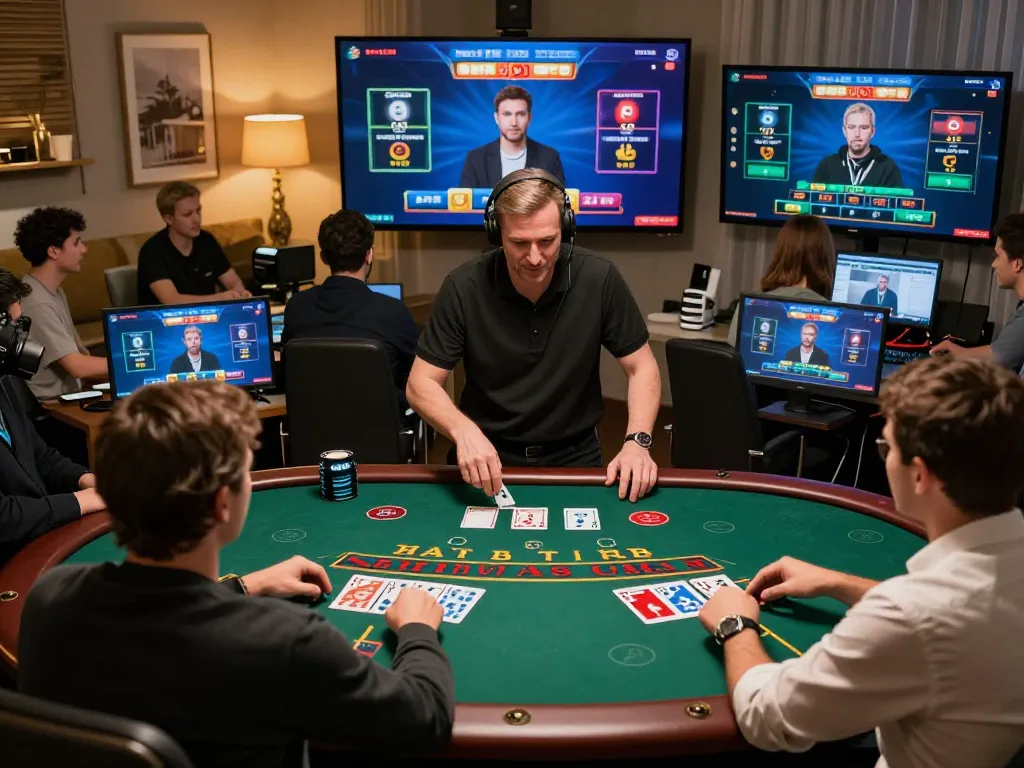 Engaging online blackjack session with Nhà cái OXBET featuring live dealer interaction and multiple players