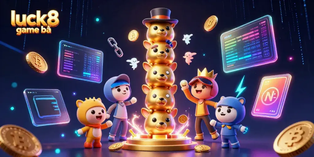 Experience the excitement of luck8 game bài in a vibrant 3D casino setting.