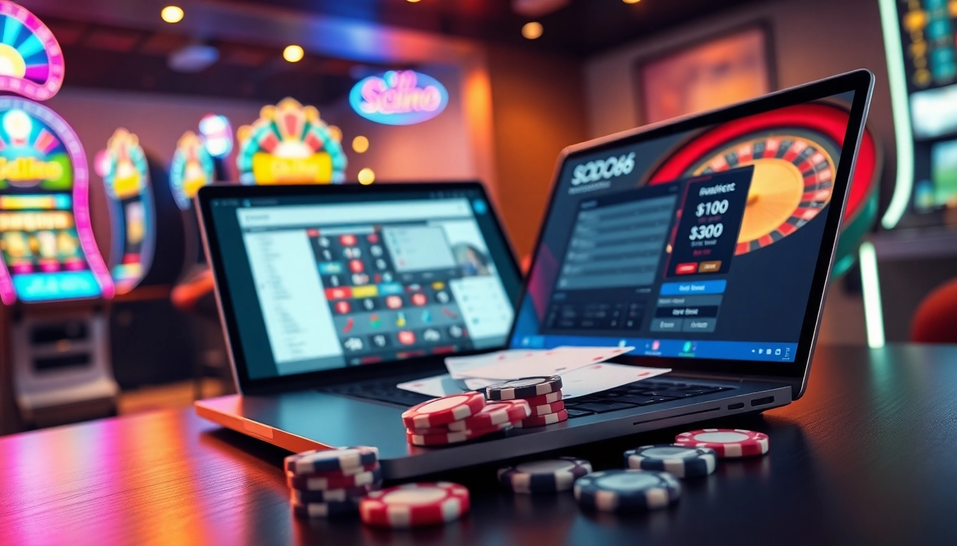 SODO66 online casino scene showcasing vibrant gaming elements and a welcoming atmosphere.