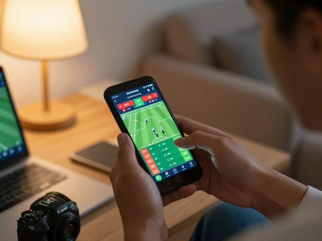 Engaged user placing bets on uu88 sports app for strategic gameplay.