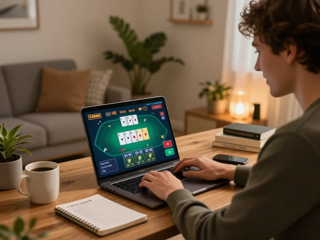 Engaging in online poker gameplay at home, key strategies highlighted for nhacaiuytinn