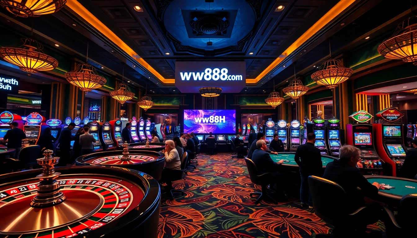 Experience thrilling gaming at http://ww88h.com/ with exciting slots, poker, and roulette in action.