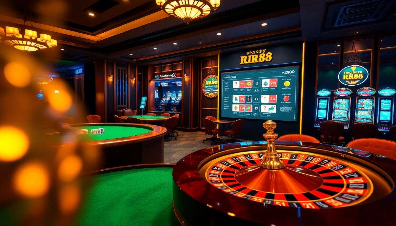 Experience the thrill of ĐĂNG NHẬP RR88 with elegant casino visuals and exciting game options.
