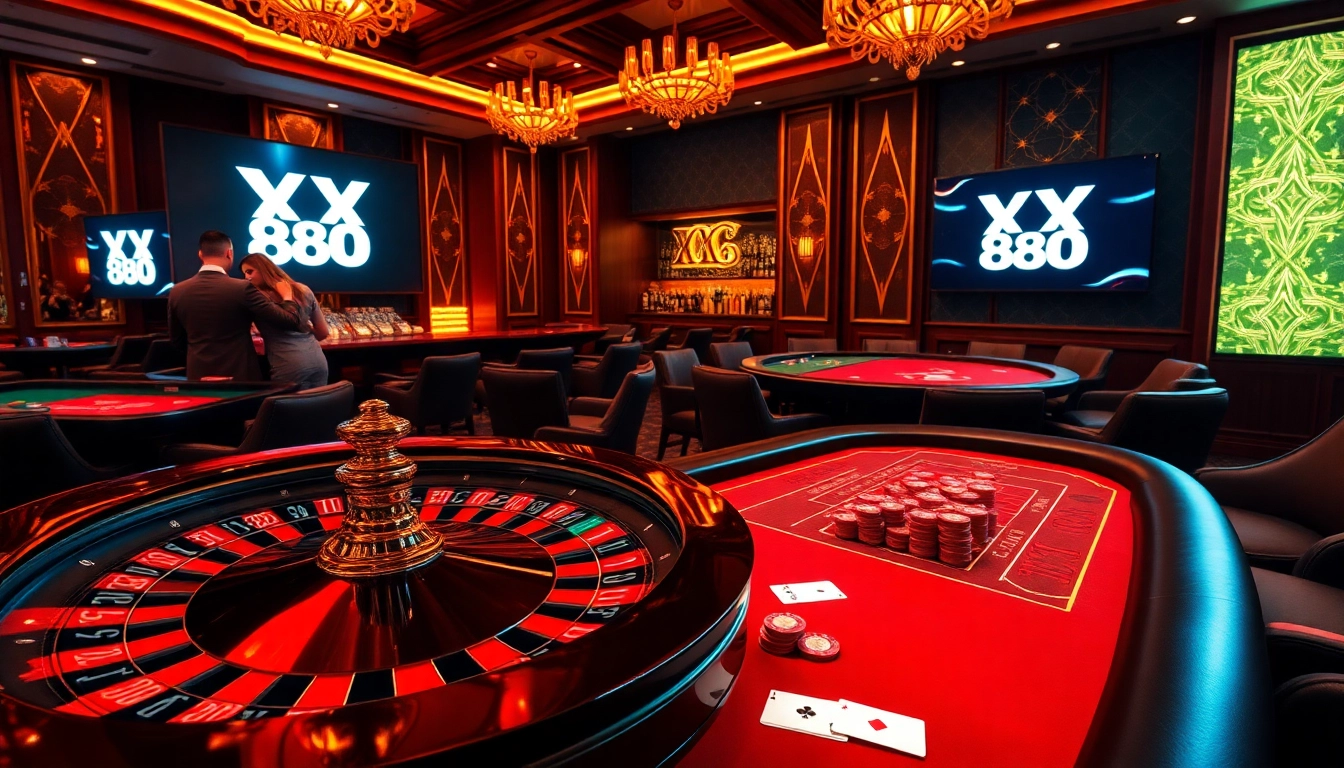 Experience the thrill of XX 88 as players engage in exciting casino gameplay with vibrant atmosphere.