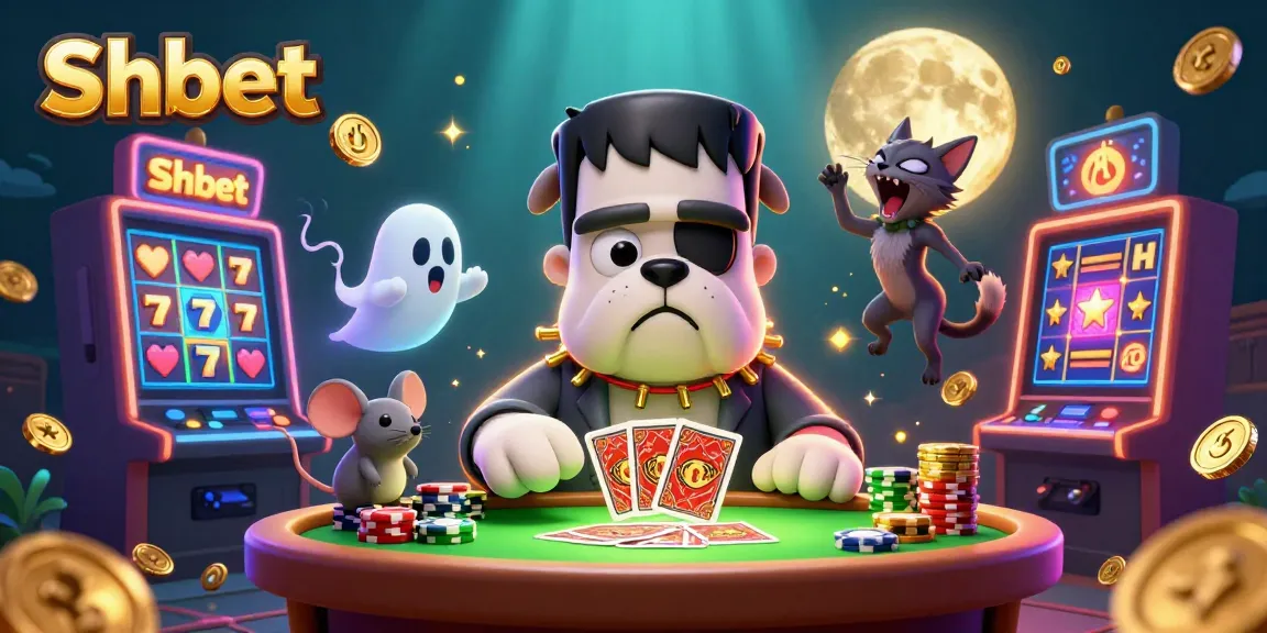 Shbet showcases a fun-filled casino experience with colorful slot machines, exciting gameplay elements, and unique characters.