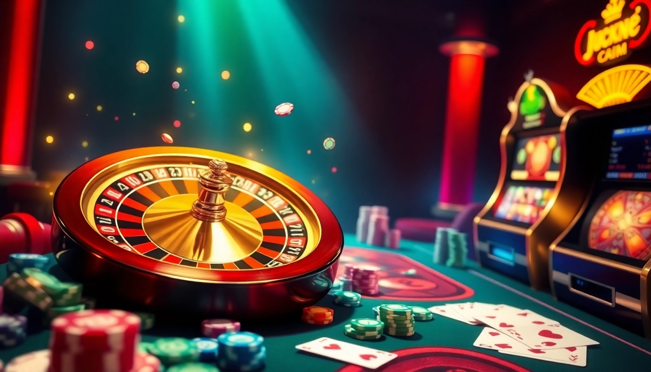 Experience the thrill of online gambling with LUCK8 COM featuring a vibrant casino interface.