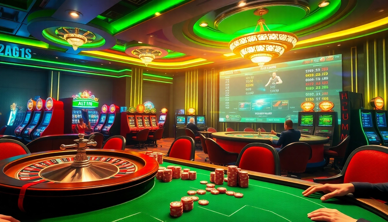 Experience thrilling gameplay at https://xx88.boats/ with vibrant casino visuals and engaging players.