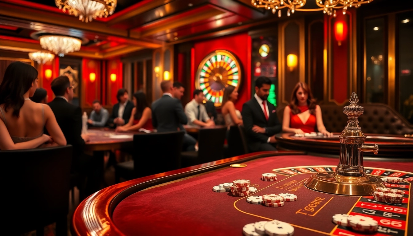 Experience the excitement of tg88 at a luxurious casino table with vibrant poker chips and cards.