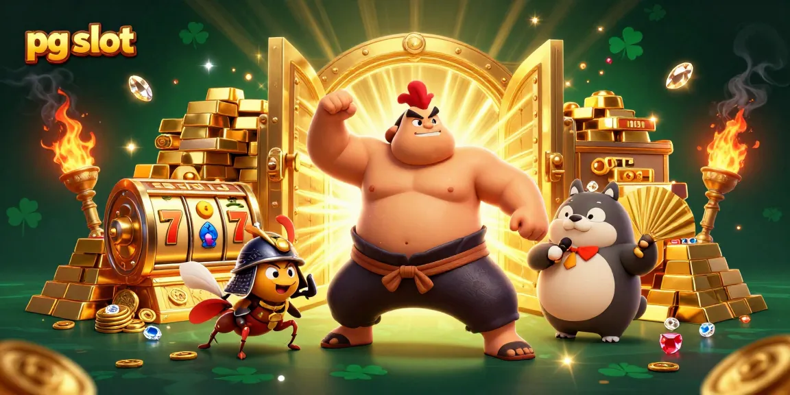 Engage with dynamic pg slot action featuring a powerful sumo wrestler, samurai cricket, and golden treasures.