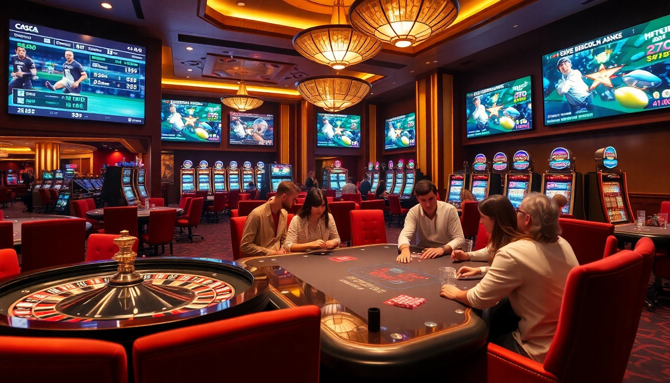 Players enjoying vibrant casino games at Hitclub, highlighting excitement and engagement.