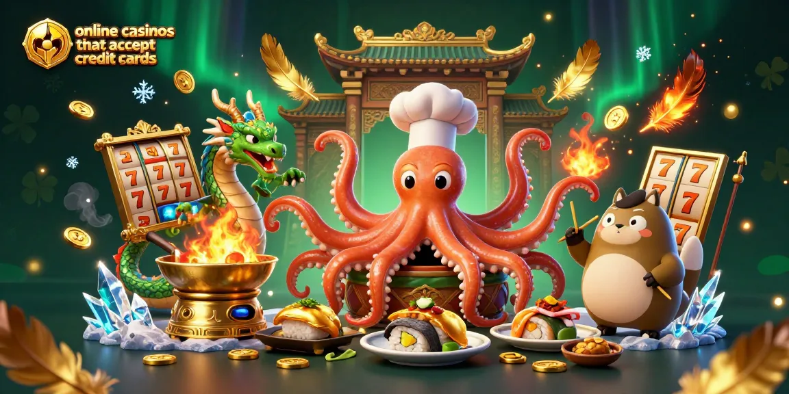 Experience excitement at online casinos that accept credit cards with vibrant characters and dynamic gaming elements.