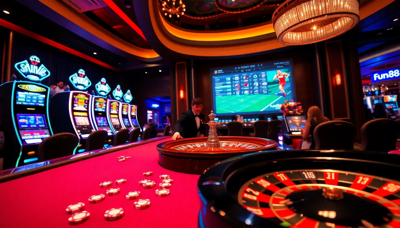 Experience thrilling casino action at fun88 with vibrant tables and exciting games!
