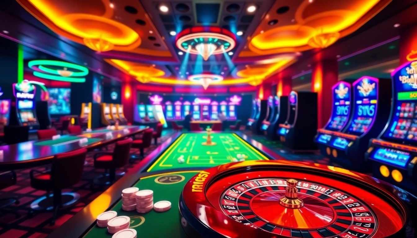 Experience the thrill of gaming at trang chủ lu88 with vibrant casino visuals.