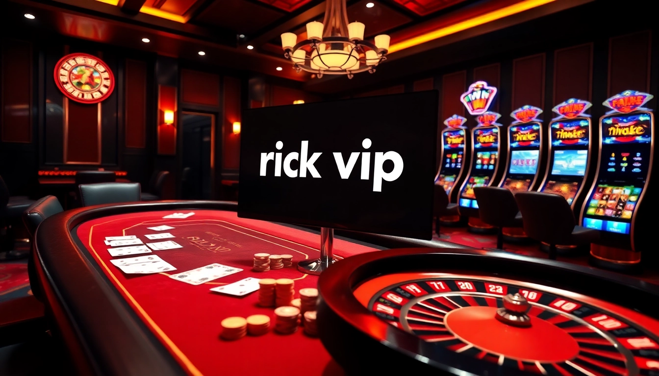 Experience the luxury and excitement of rik vip gaming with vibrant online casino visuals.