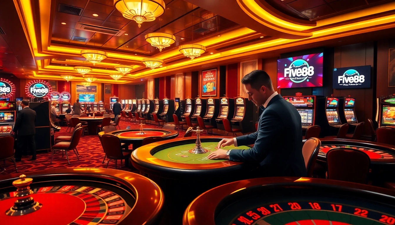 Engage in thrilling online gaming at https://five88.za.com/ with premium casino visuals.