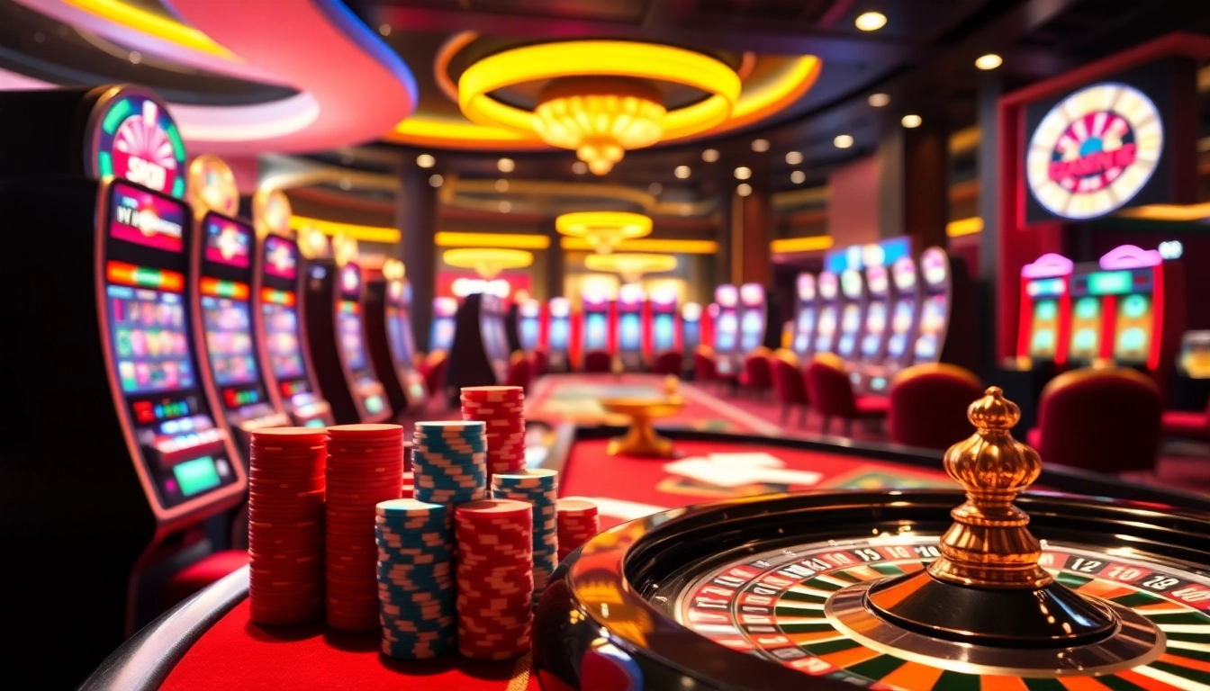 L567 slots and chips creating an exhilarating online casino atmosphere.
