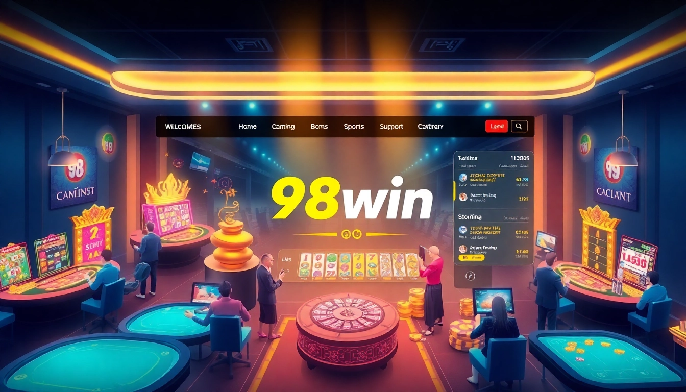 98win trang chu online gambling platform with vibrant casino games and engaging interface.