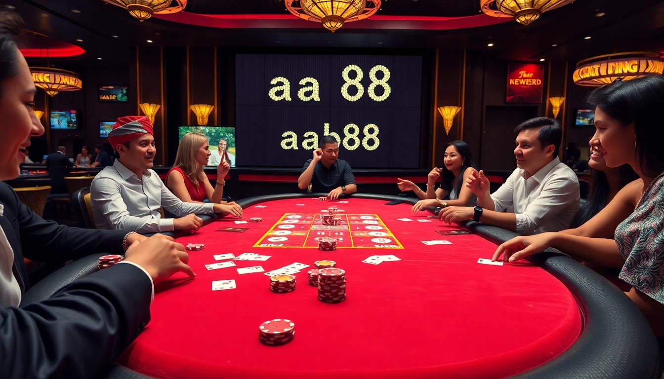 Experience the thrill of aa88 poker, where players enjoy high stakes and vibrant surroundings.